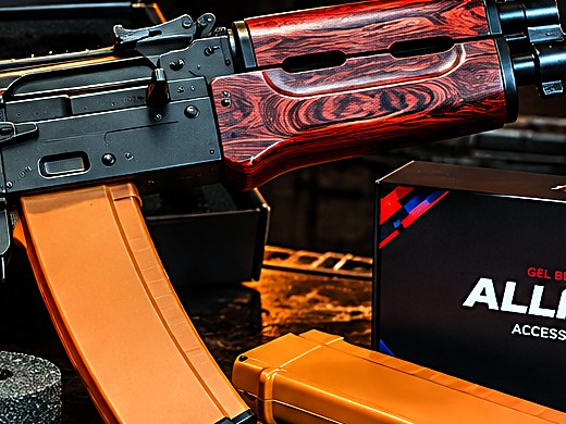 Fyeline AKS74U gel blaster detail